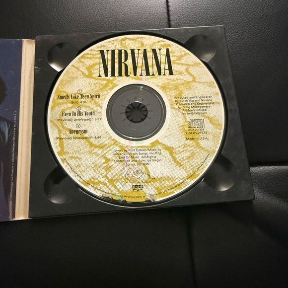 Nirvana Smells Like Teen Spirit CD maxi-single 1991 - Picture 4 of 4